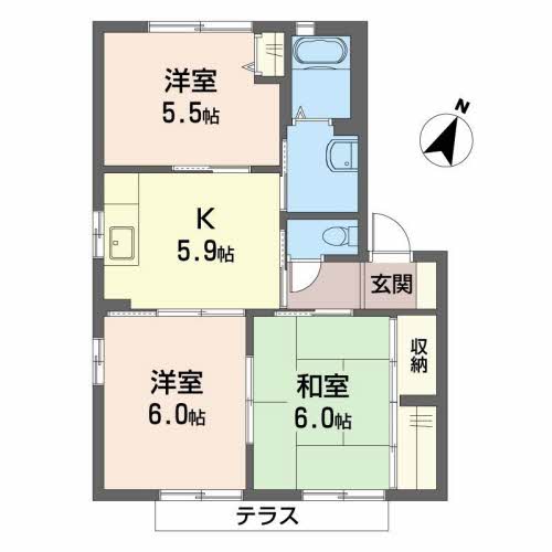 シャーメゾン　さくら坂B102-2
