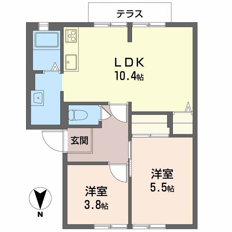 ブリーズ大安寺Ｂ　Ｃ B102号-14