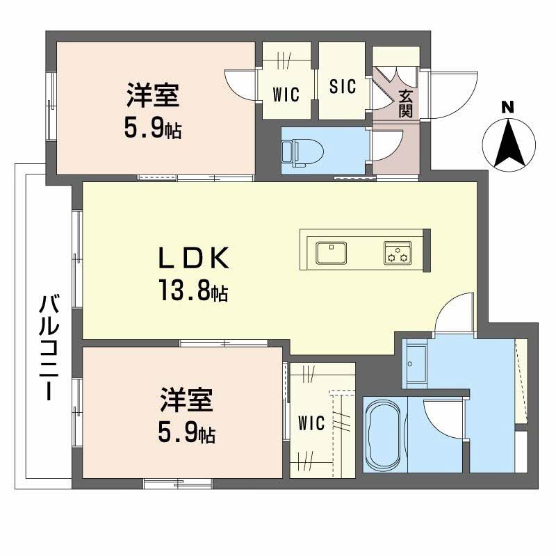 シャーメゾンケーツー 0202号-5
