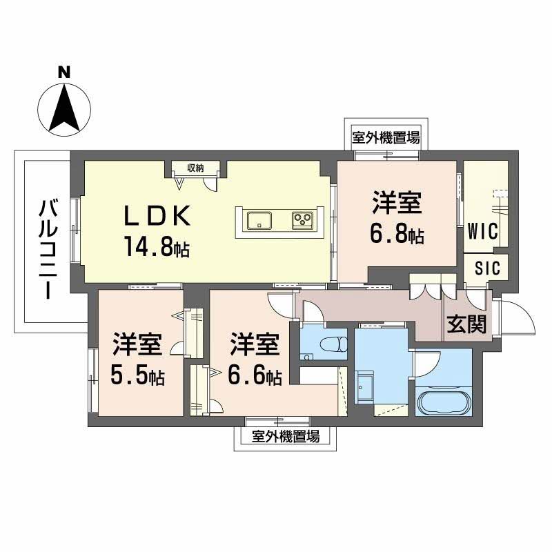 シャーメゾン北田辺 0401号-15