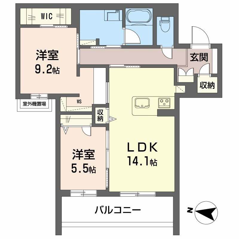 シャーメゾン　サンティエルジュ 0201号-15