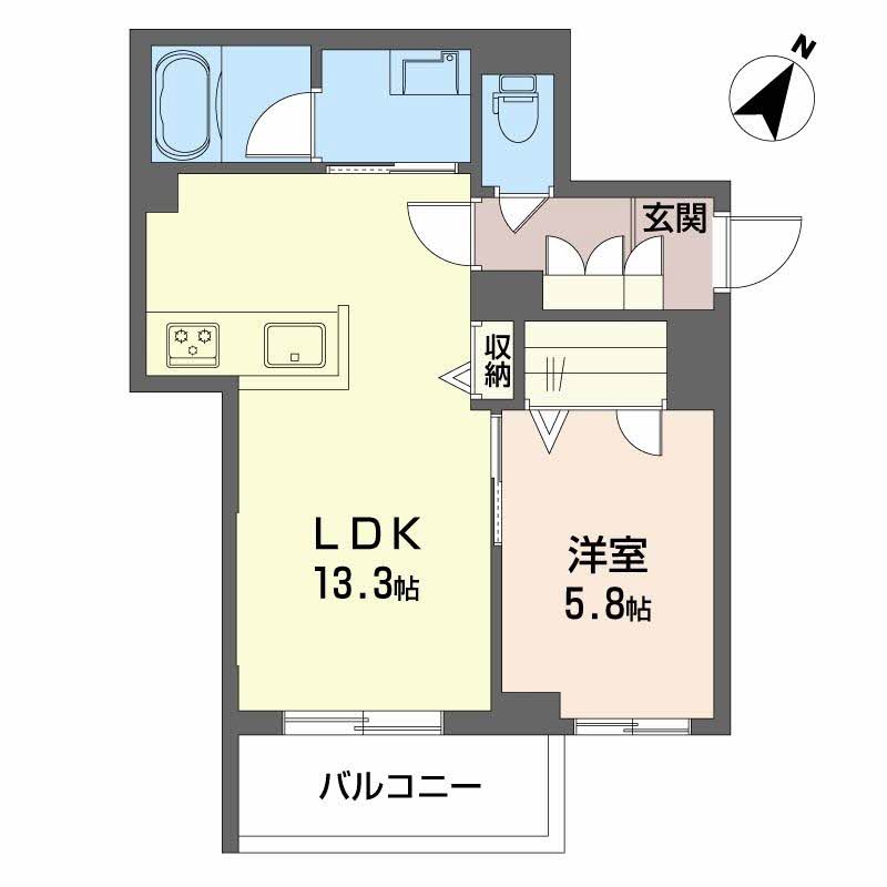 サンヴィアンテ長尾Ⅱ 0201号-14