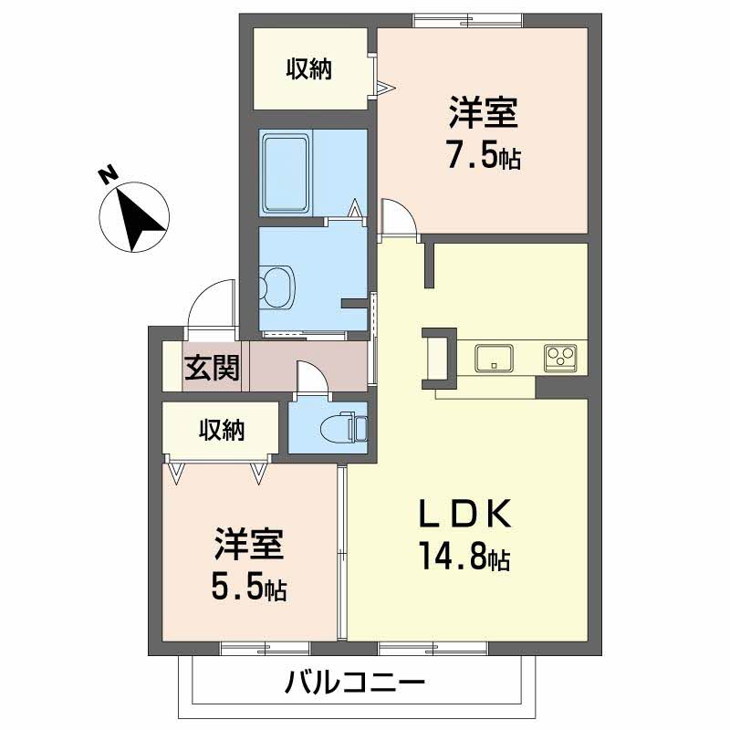 シャーメゾン南春日丘Ⅲ 0201号-2