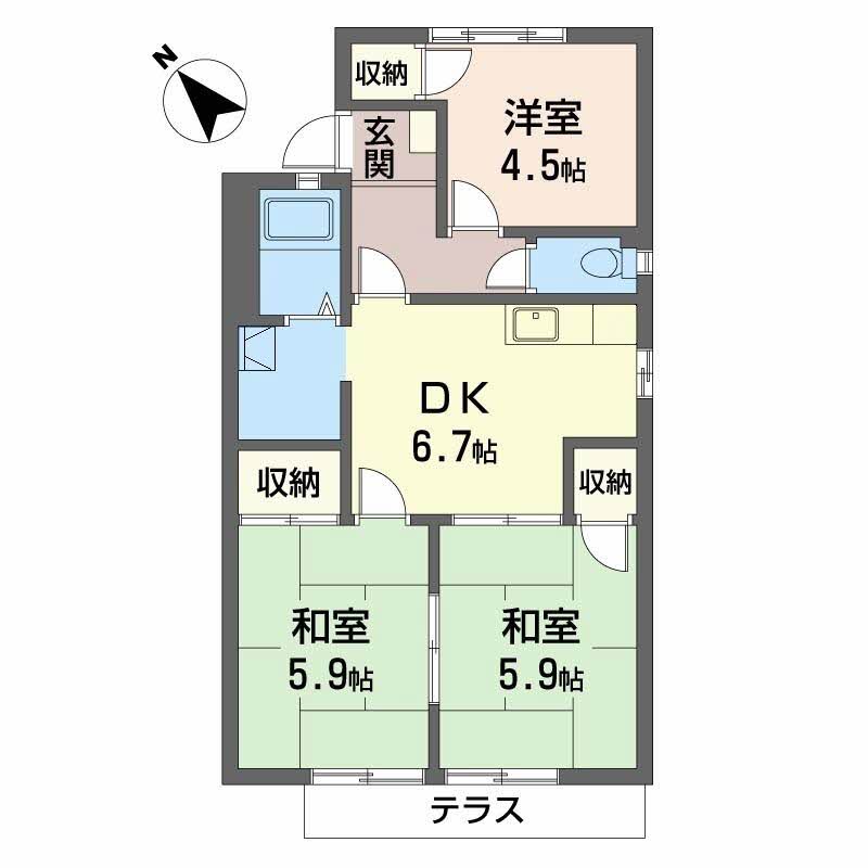 グリーンタウン國本A棟 0105号-16