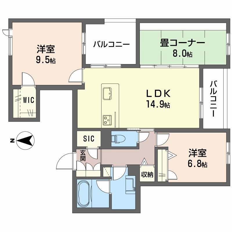 シャーメゾン　オークルート奈良 0201号-15