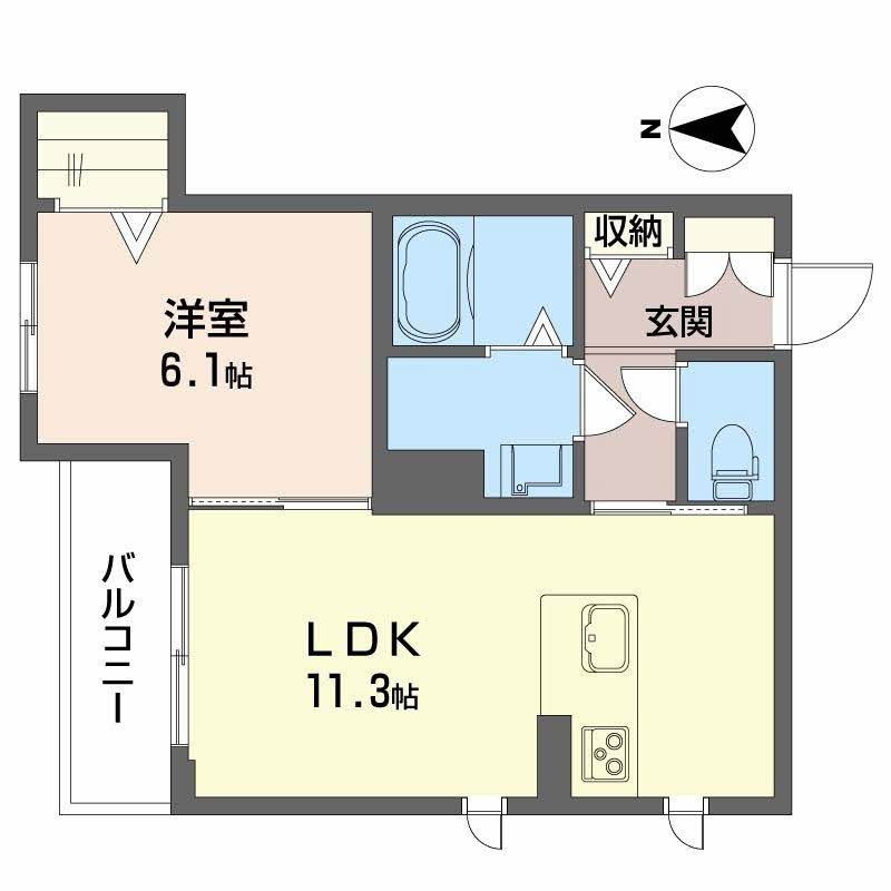 シャーメゾン山吹 0301号-2