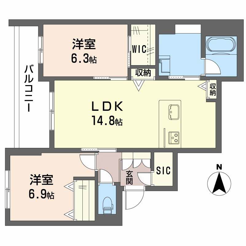 シャーメゾン西大寺南0202-2