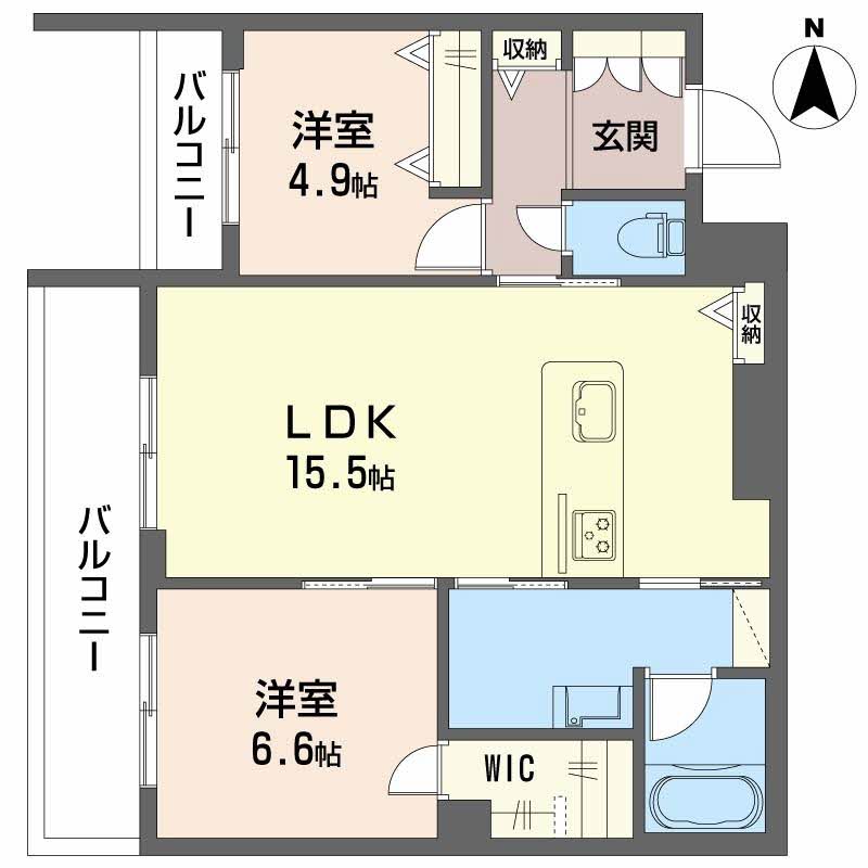 ジェイエイチエスプレミア西大寺 0401号-6