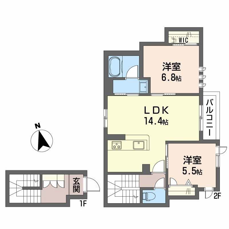 シャーメゾン堂ヶ芝 0201号-12