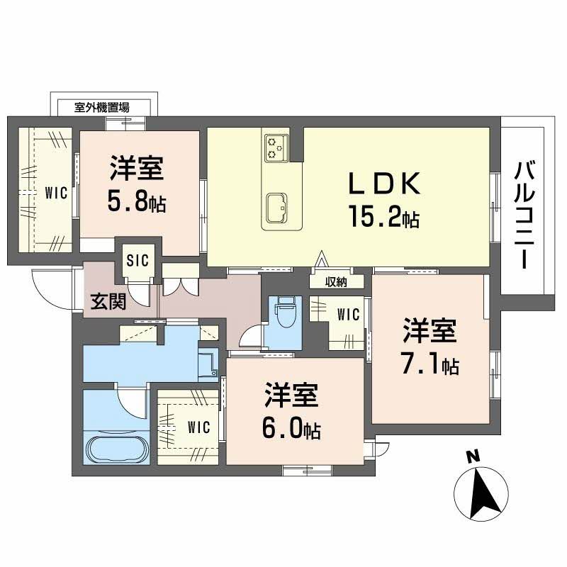 シャーメゾン　ルミエール西田辺 0201号-15