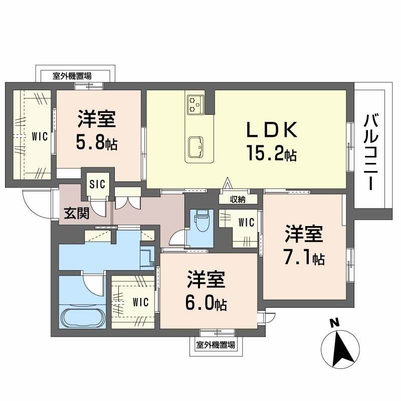 シャーメゾン　ルミエール西田辺 0301号-15