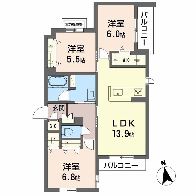 シャーメゾン　伽羅橋0301-2