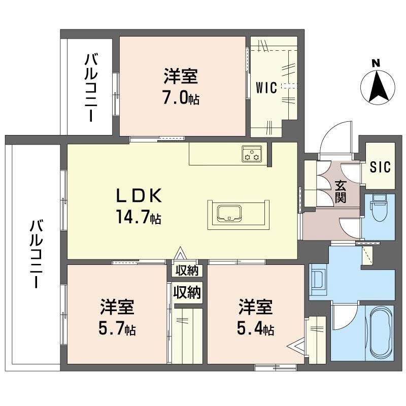 （仮称）住吉区シャーメゾン山之内２丁目ＰＪ 0205号-15
