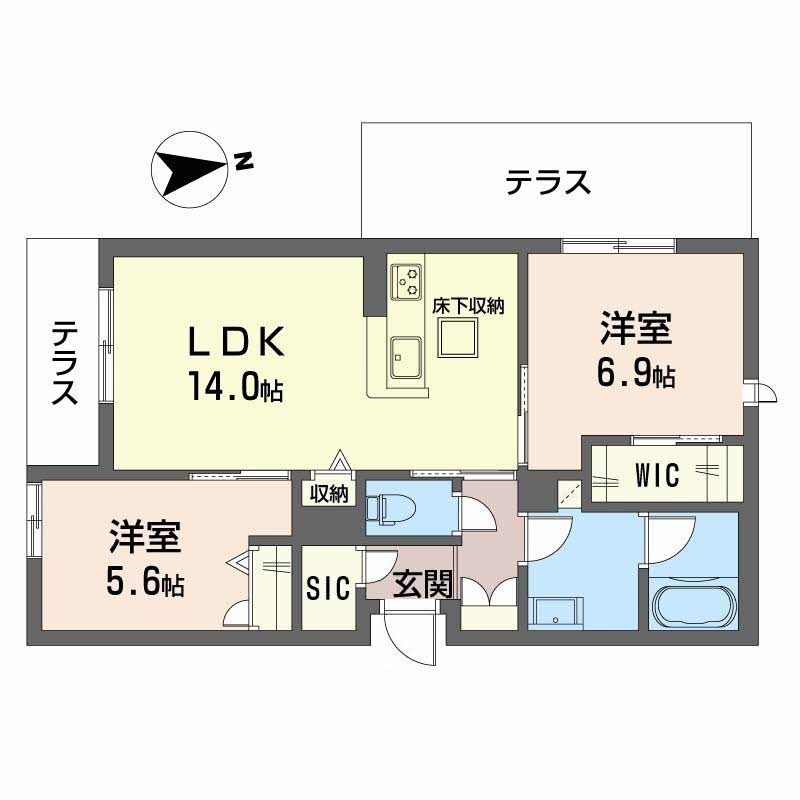 シャーメゾン渋川Ⅲ 0101号-13