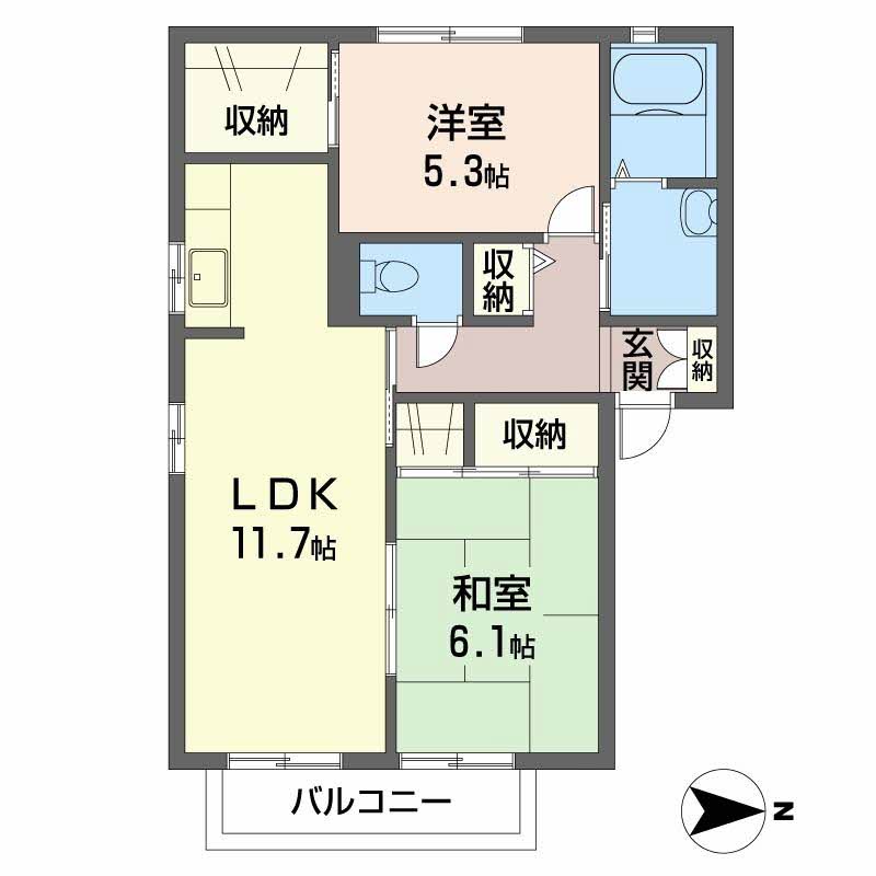 セントラヴィーヌ山手ⅡB201-2