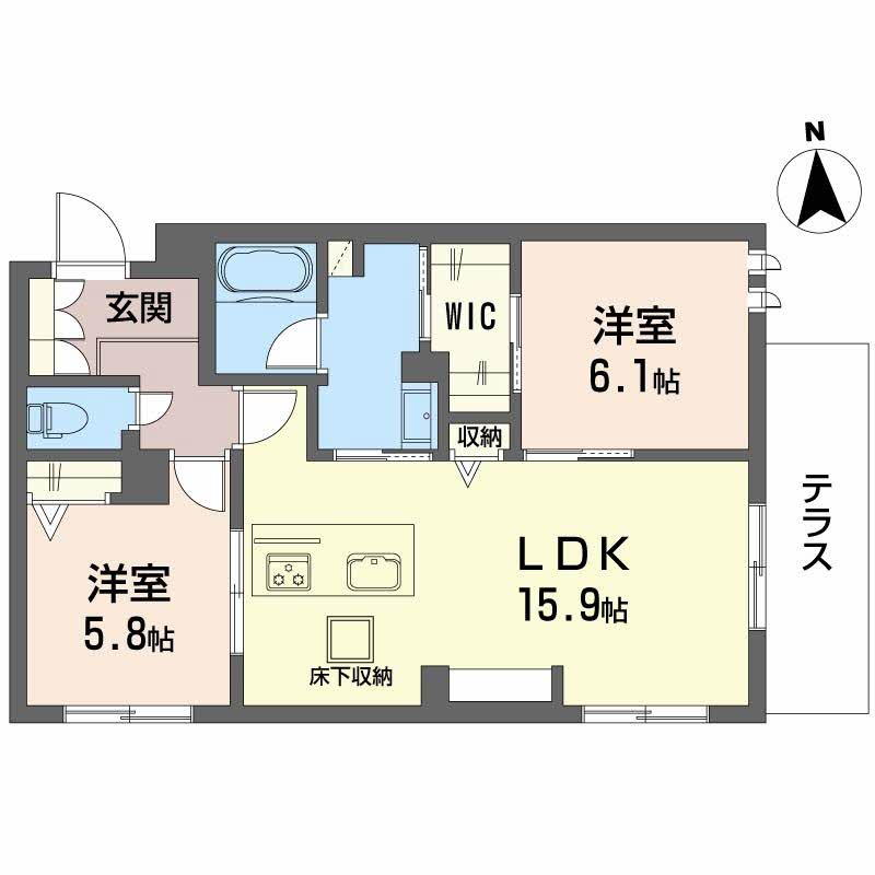 メゾン　ブランカ　あびこ南 0102号-15