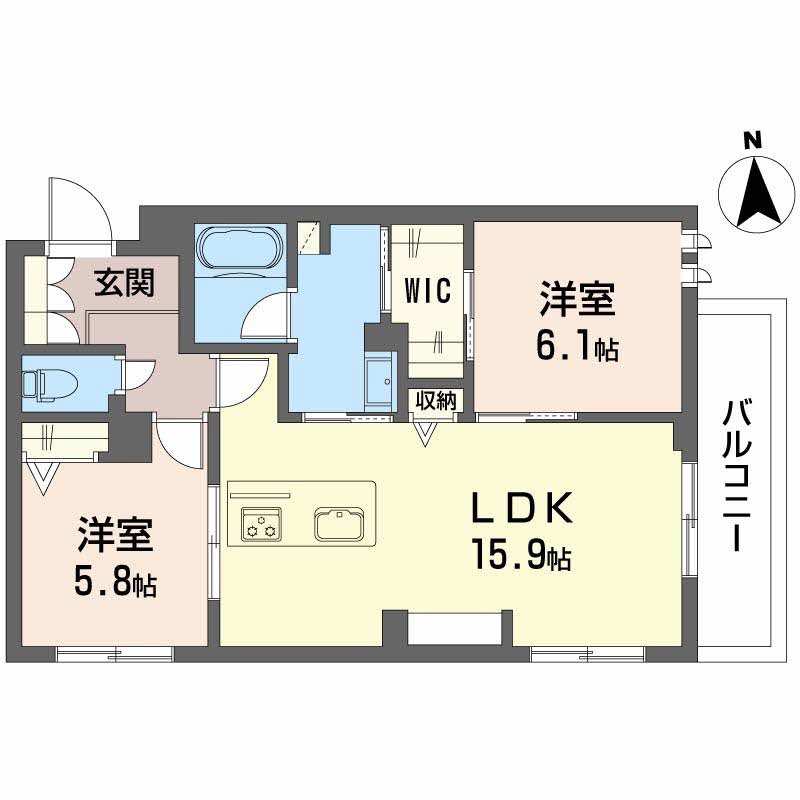 メゾン　ブランカ　あびこ南 0202号-15