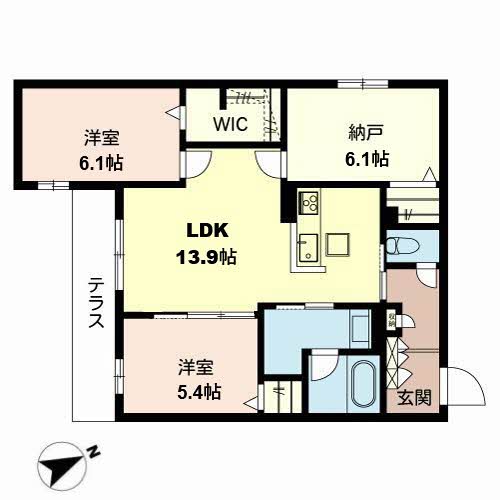サンクイール三国ヶ丘 0102号-3