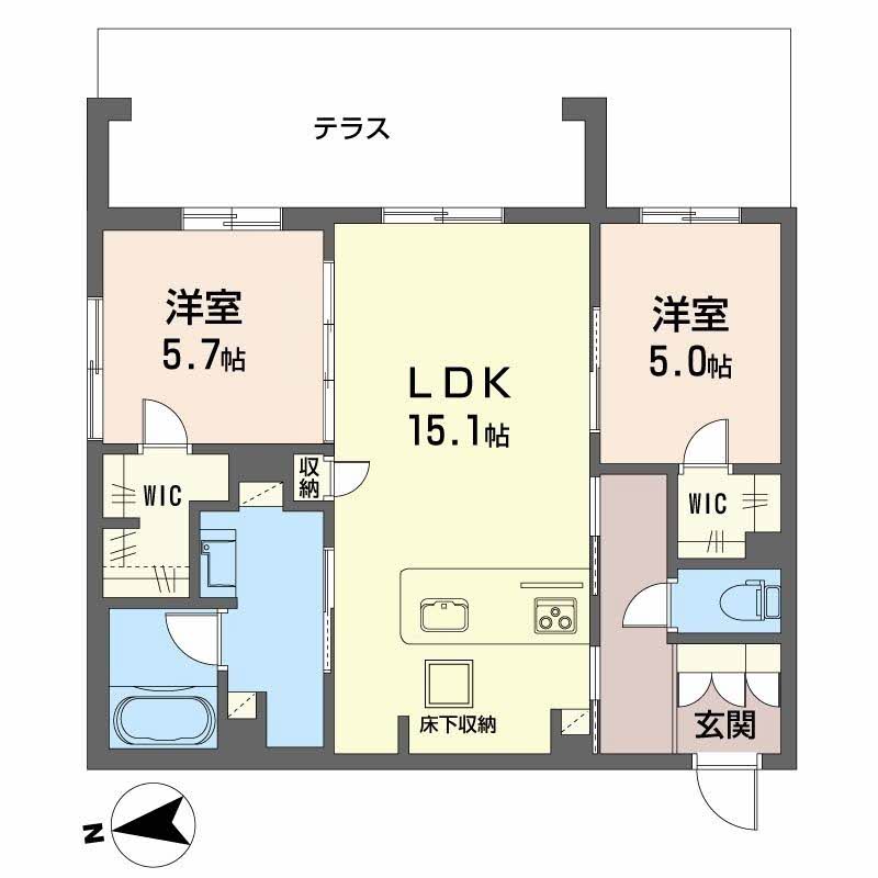 シャーメゾン ブルーム 楠葉 0103号-15