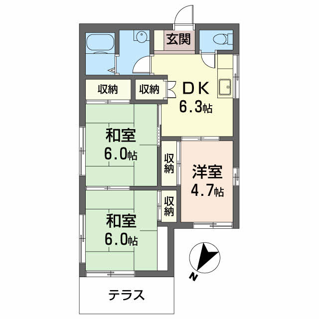コスモハイツ・イシバシ 0102号-14