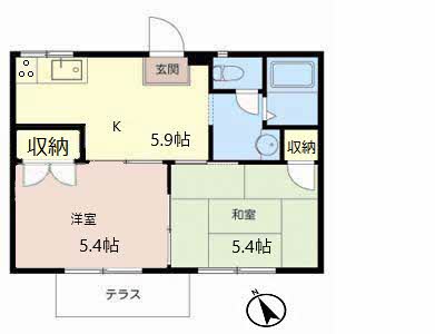 サンハイツ木田A101-2