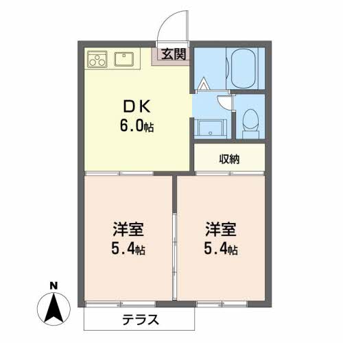 神内ハイツＢ棟B102-2