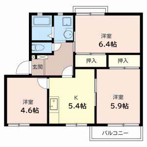 フレグランス箕面 0201号-4