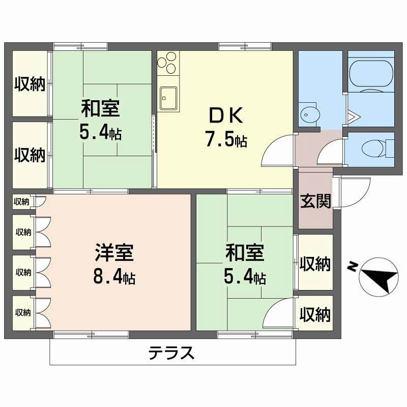 渚グリーンハウス A101号-16
