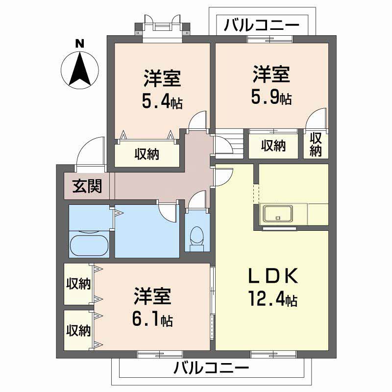 ヴィラ・イグレットB203-2