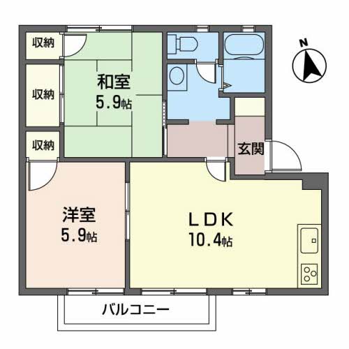 ツインドリームハイツA・B. A202号-11