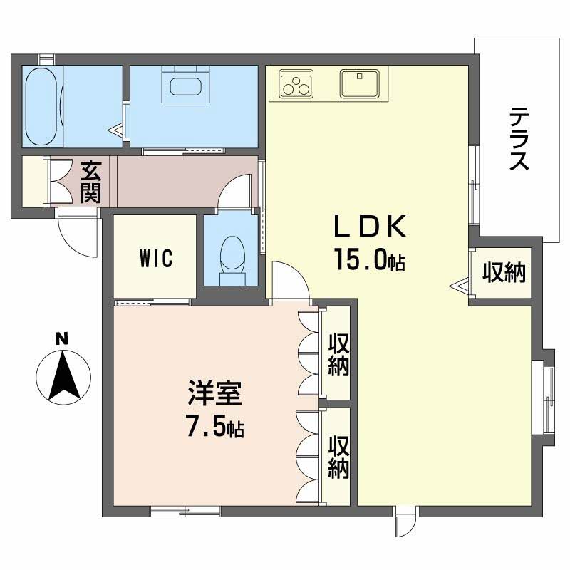 シャーメゾン田川北 A102号-16