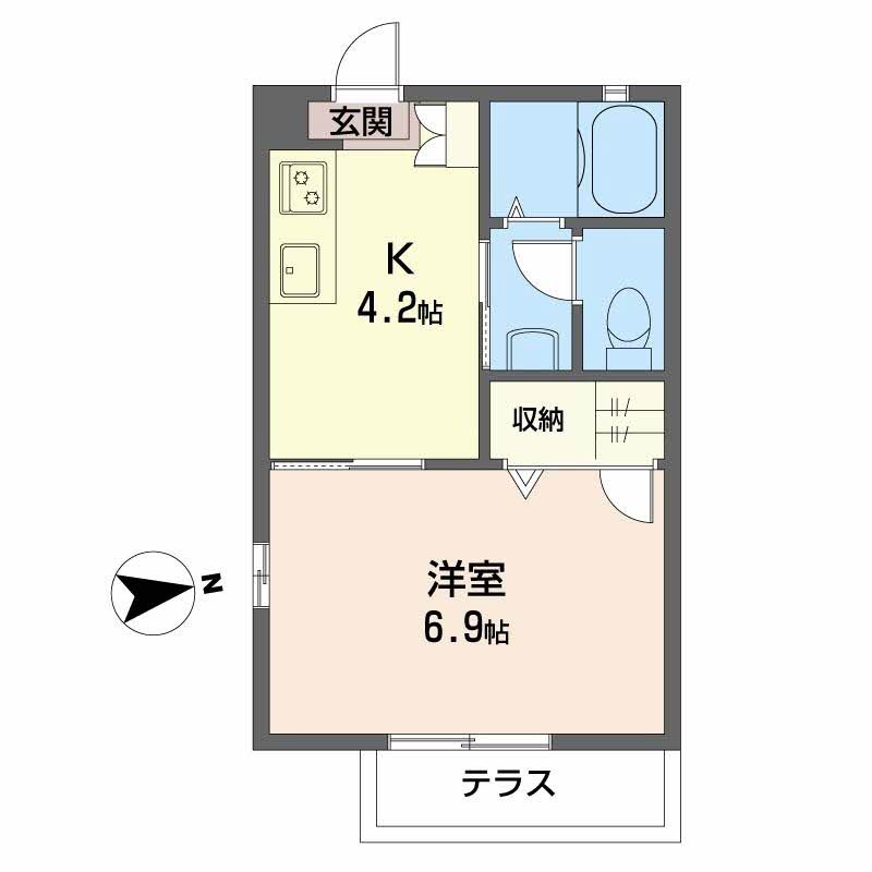 ヒルズ千里山（Ａ・Ｂ） B102号-3