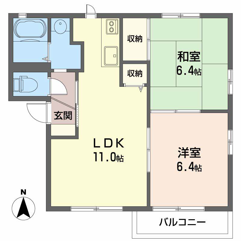 アインスハイツ小谷 0202号-2
