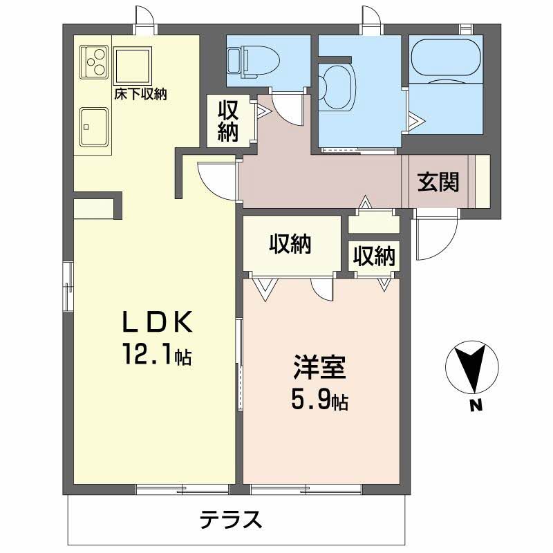 グリーンヴィレッジ A101号-5