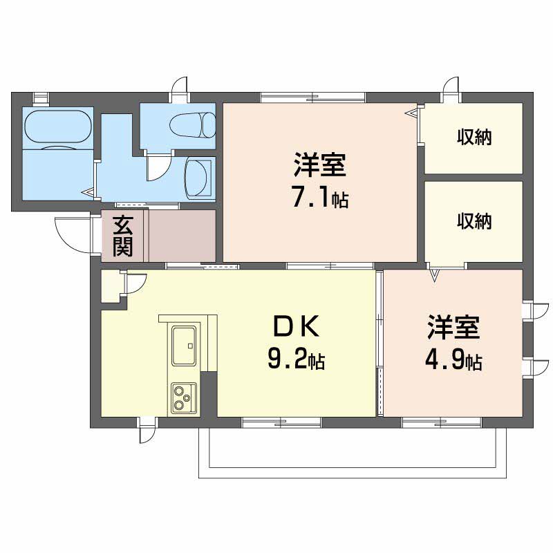シャーメゾン　ワイキューブ 0205号-2