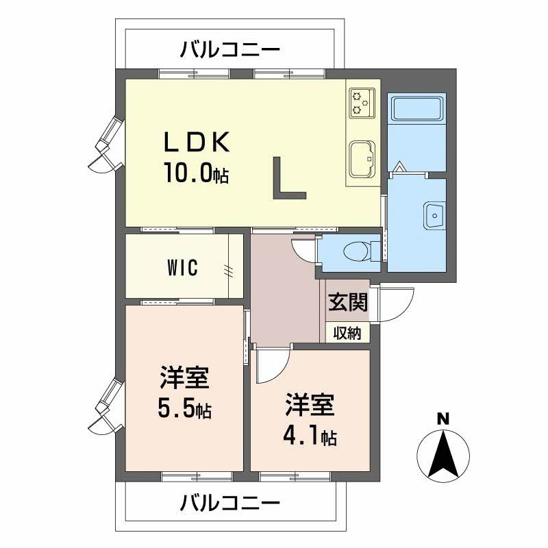 ドミールカンザカB202-2