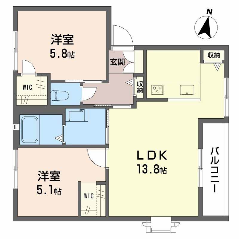 ヴェルドミール葛野 0201号-2