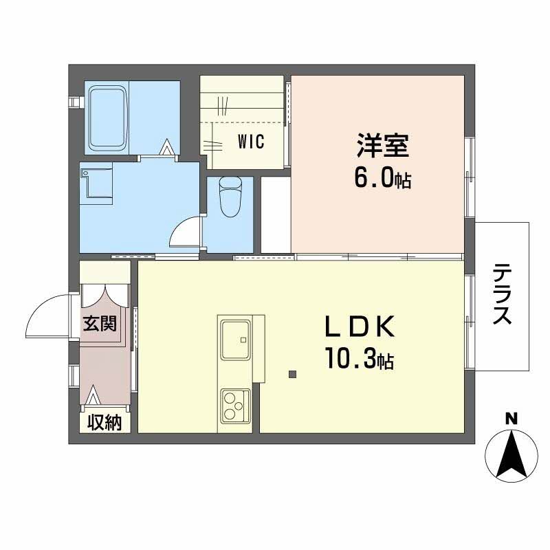ヴィヴァーチェ寺田 0102号-4