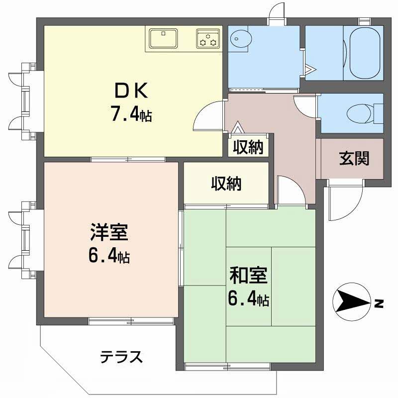 ドミール北山 0101号-2
