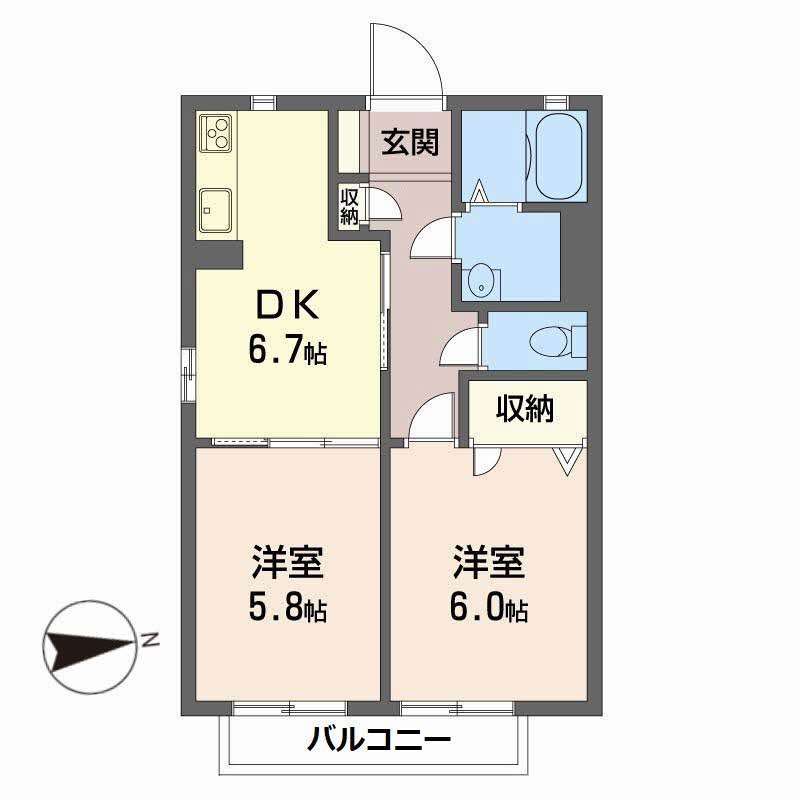 シャーメゾン香音 Ⅰ番館・Ⅱ番館 1206号-12