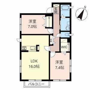 ジョイコート家七Ｃ棟 0202号-12