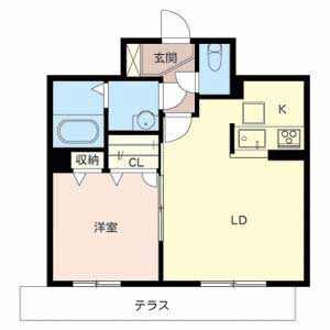 サンヒルズ阪奈 A106号室