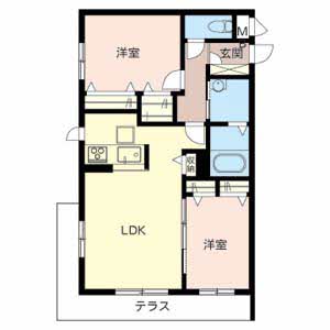 コテージ向陵 0101号-5