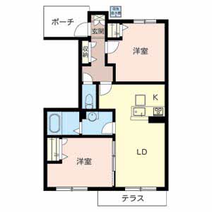 シャーメゾン　ラルゴ B103号室