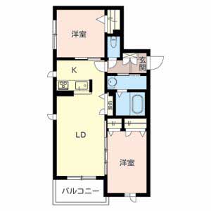 シャーメゾン新石切 0201号室