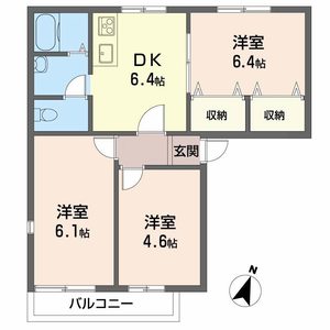 フレグランス平野Ａ・Ｂ B201号室