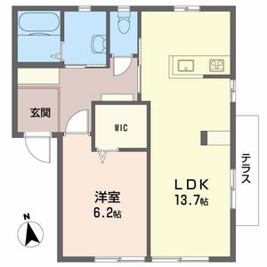 Ｌｅ　ＤｅｐａｒｔⅡ（ル・デパールⅡ） 0107号室