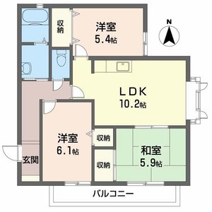 星田駅前松本ハイツ 0105号-2