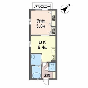 シャーメゾン１番館 0105号室