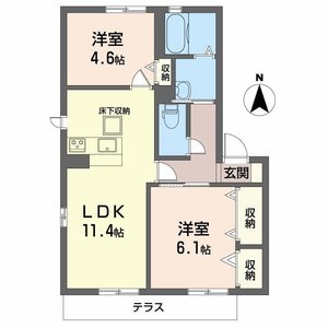 シャーメゾン大真 B102号室